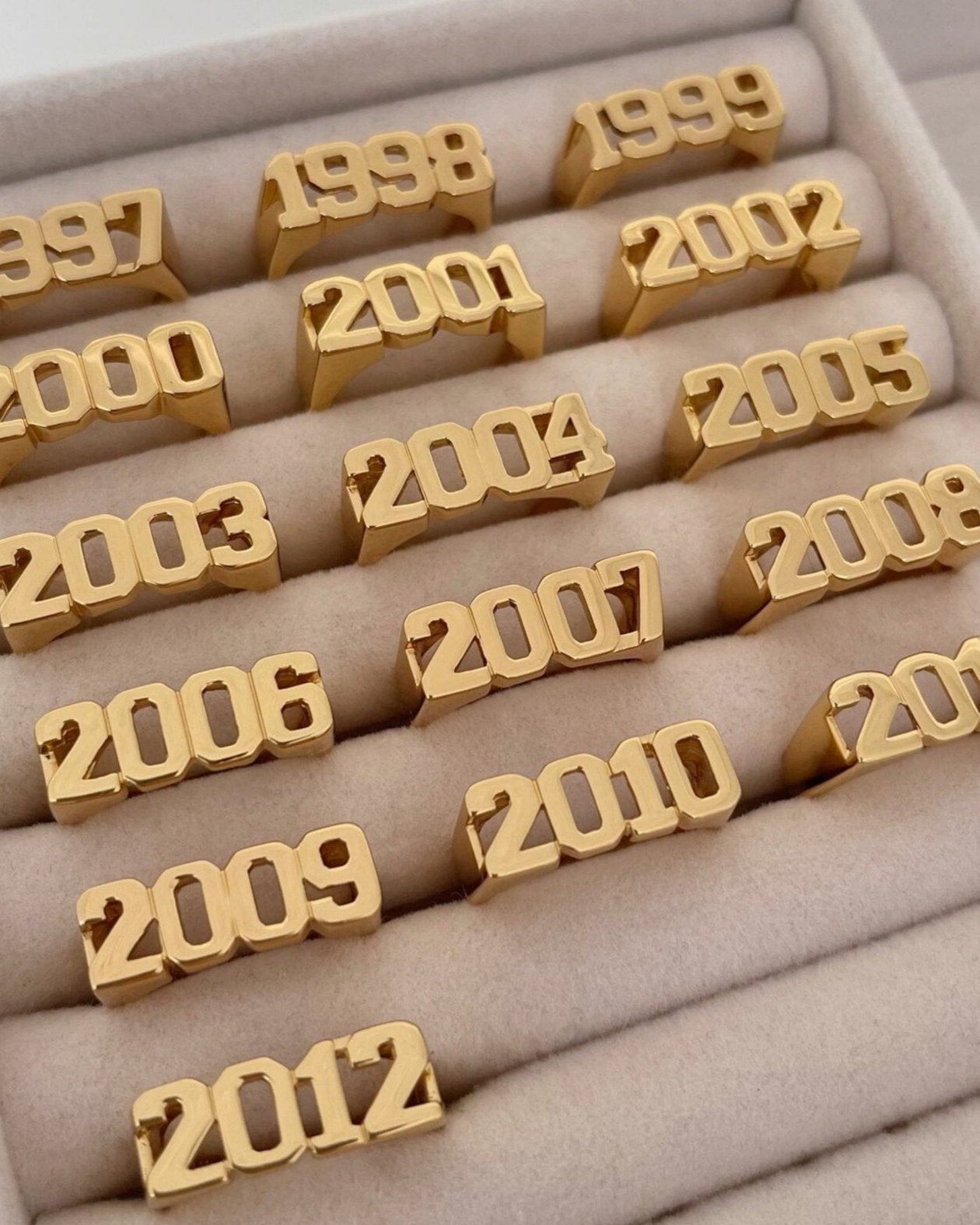 Birth Year Ring Guld