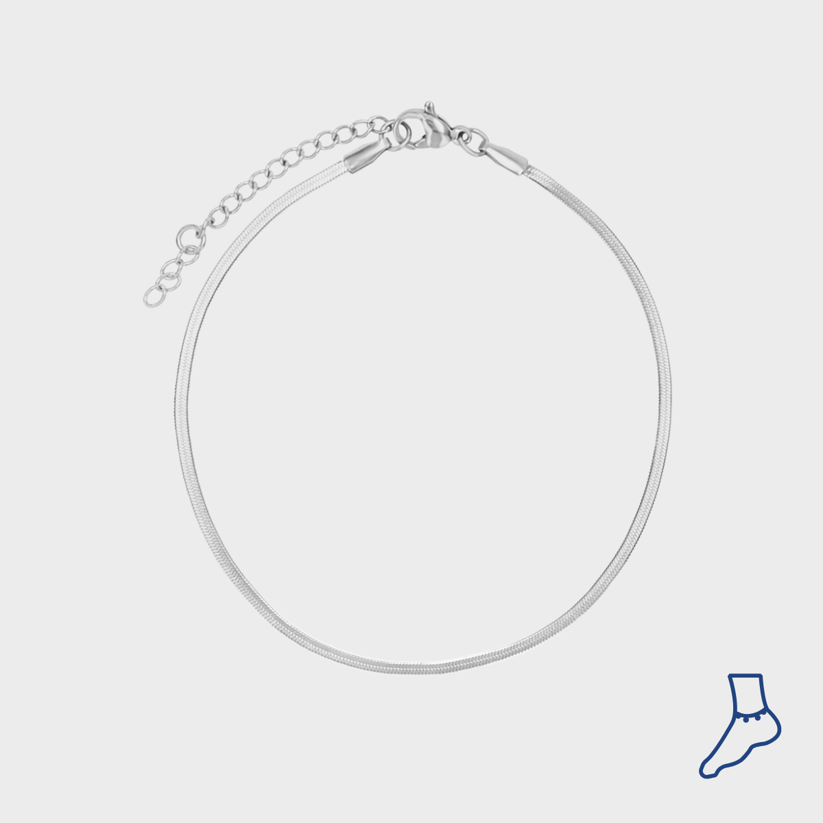 Flat Snake Anklet winther-studio-international