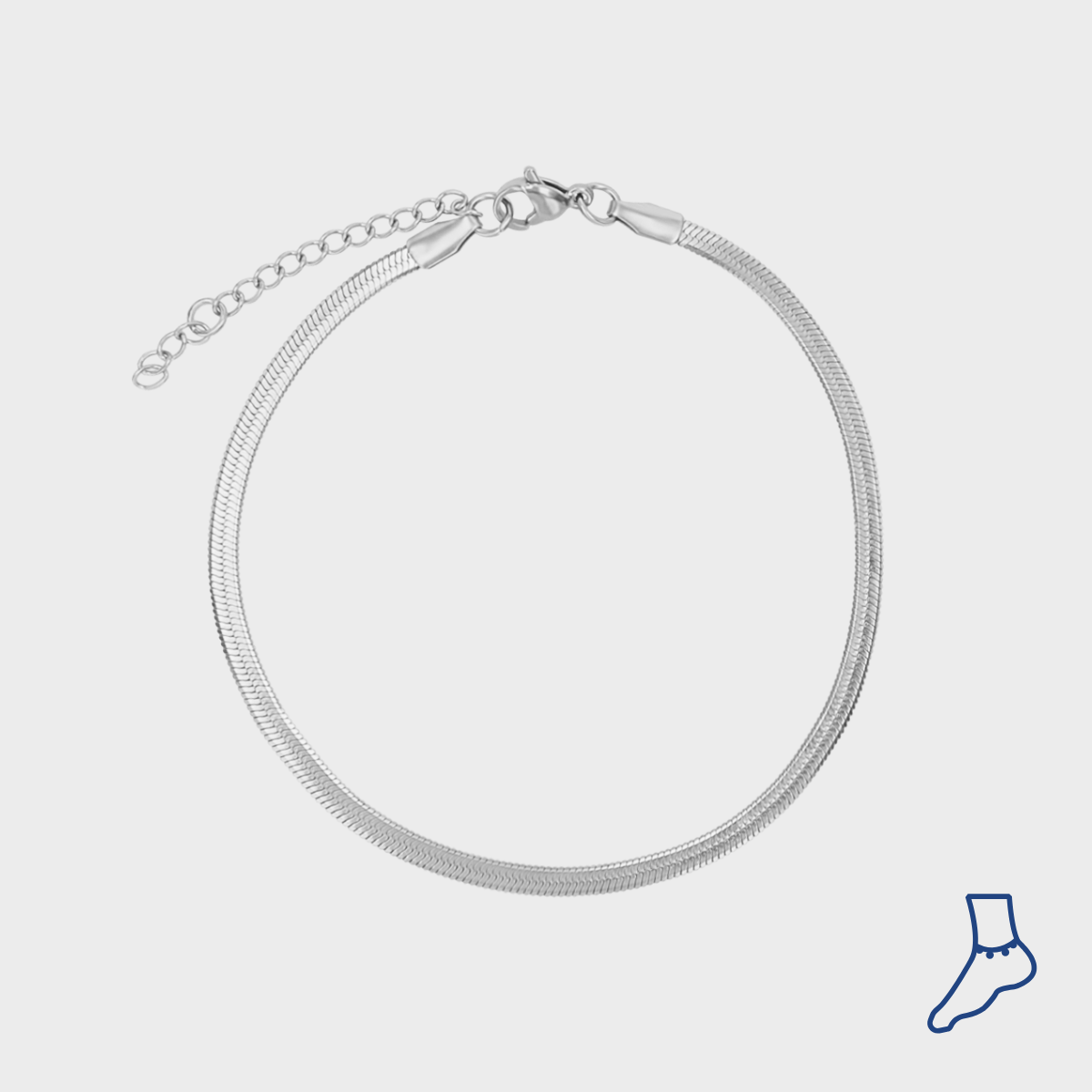 Flat Snake Anklet winther-studio-international