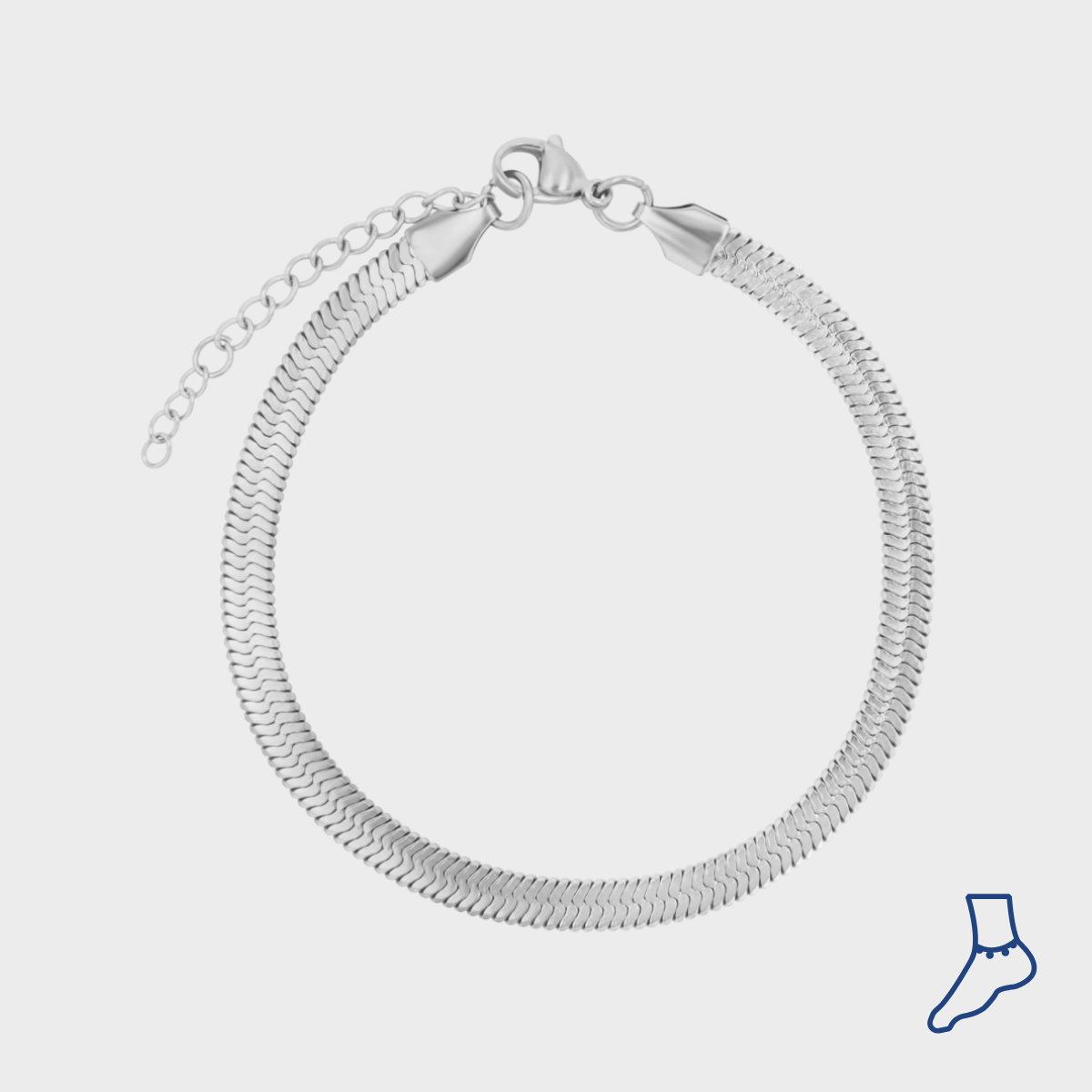 Flat Snake Anklet winther-studio-international