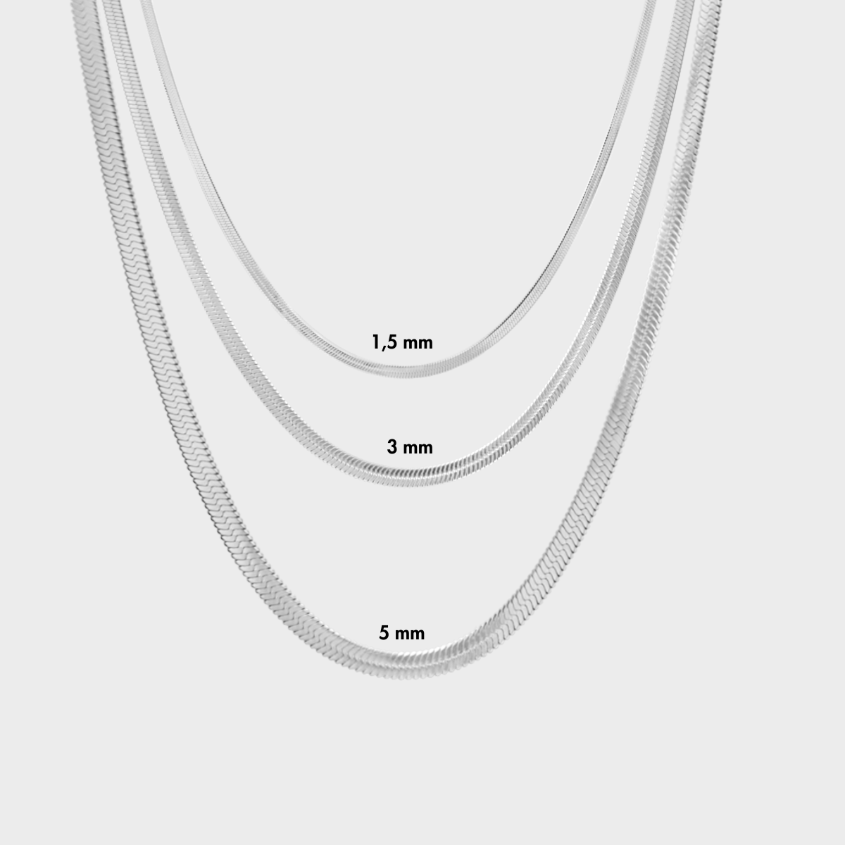 Flat Snake Necklace winther-studio-international