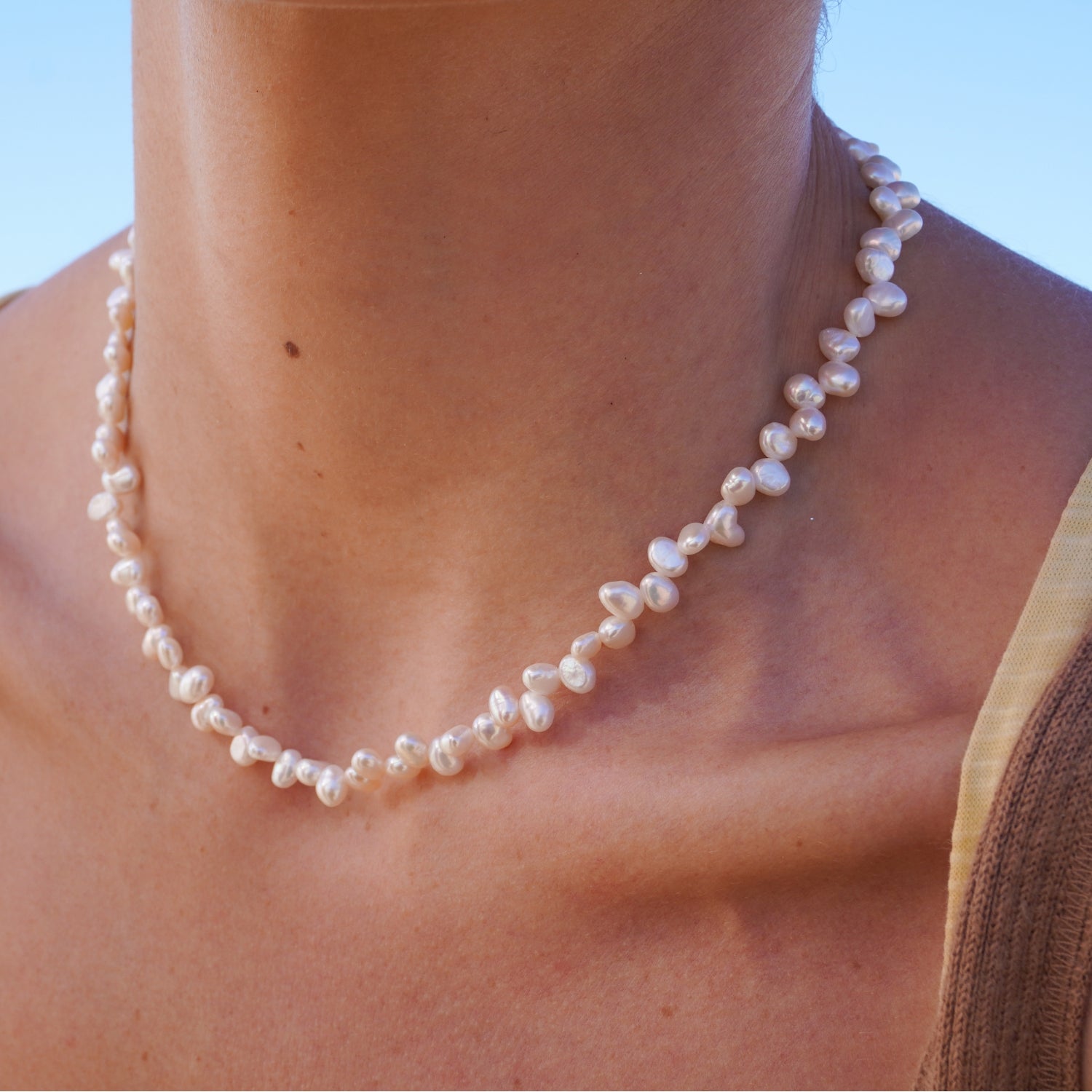 Oval Pearl Necklace winther-studio-international