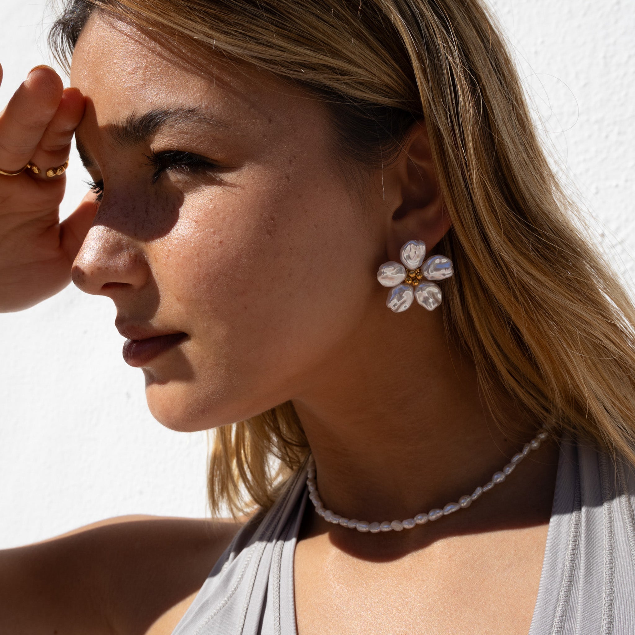 Pearly Bloom Earrings