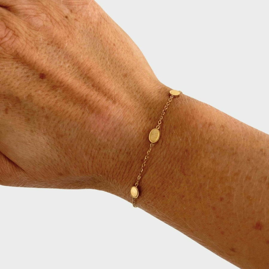 Plate Charm Armbånd