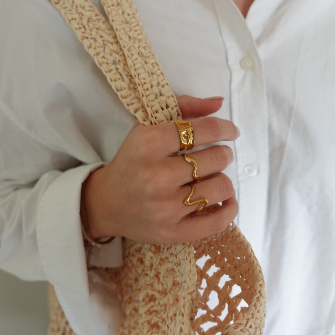 Ring Mix - Sølvfarvet