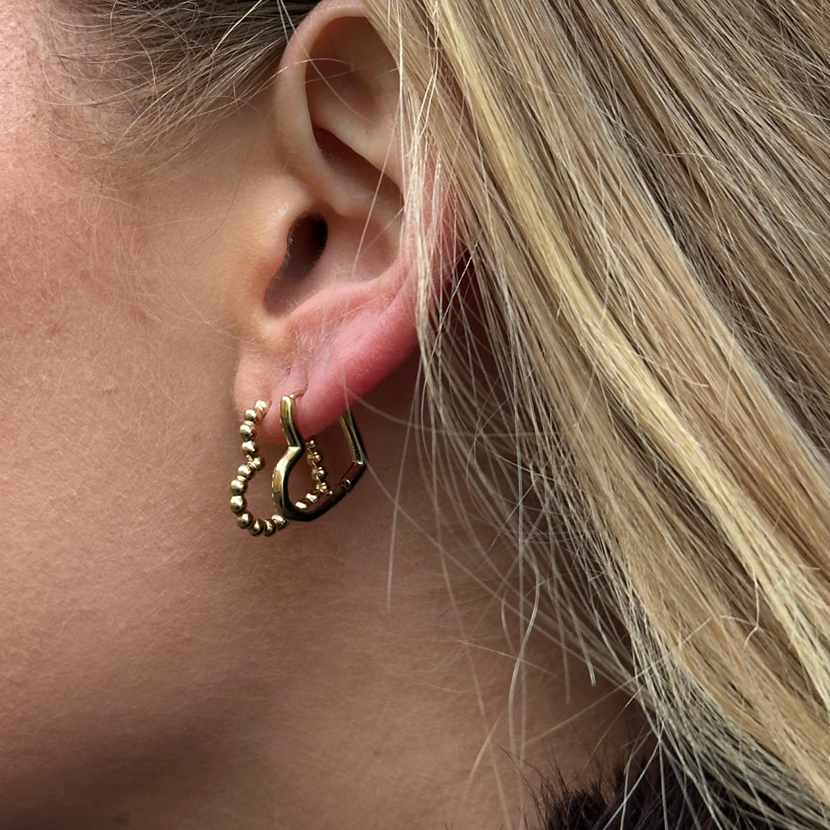 Bubble Heart Hoops winther-studio-international